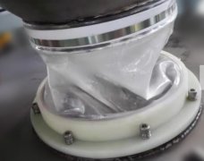 卡入式粉体软连接 内胀式透明软连接