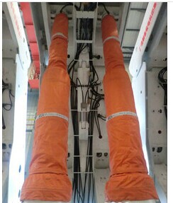 矿井下用液压支架大立柱保护套，阻燃，抗静电