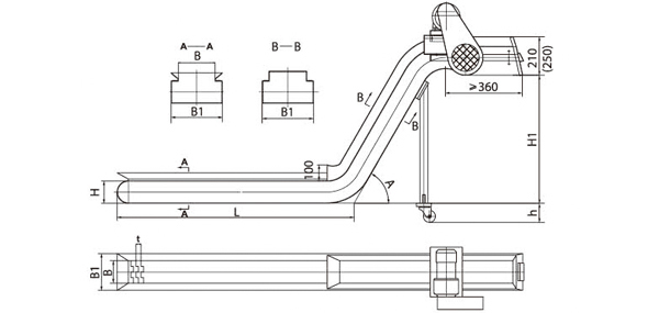 沈阳链板式机床排屑机
