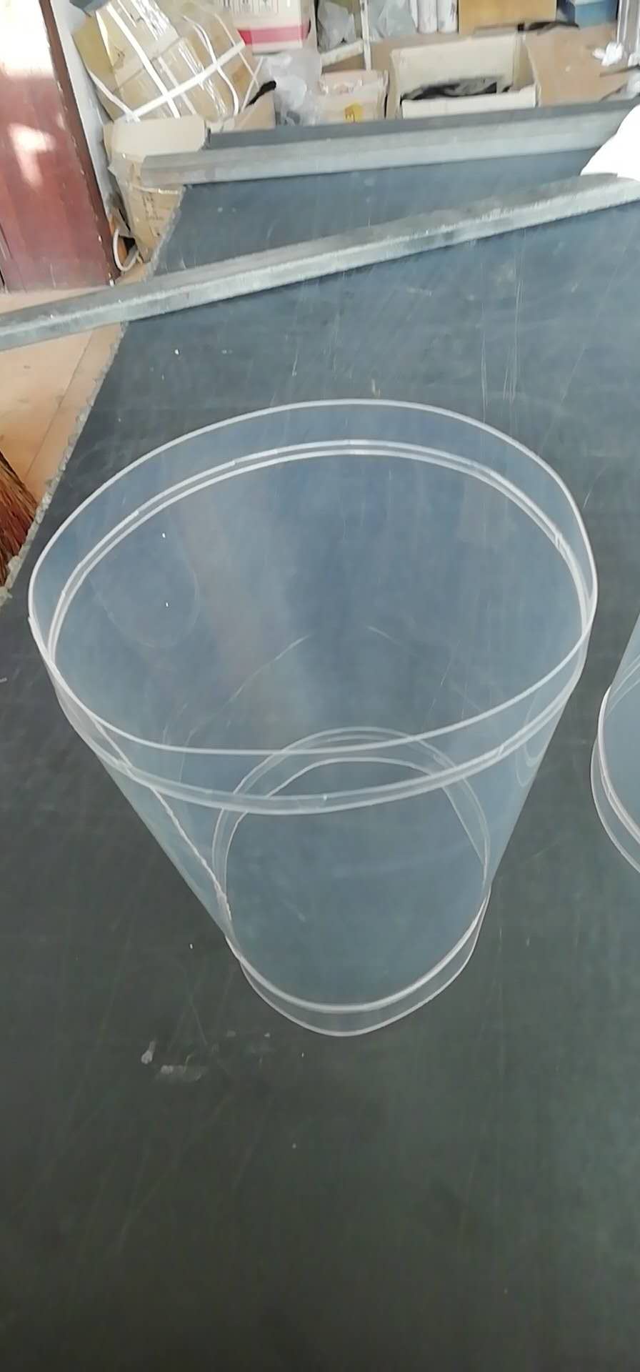 新能源锂电厂用透明软连接 快装式聚氨酯软连接