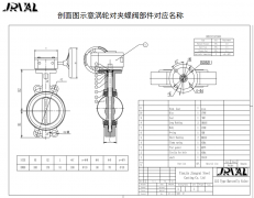 天津碳钢蝶阀结构图