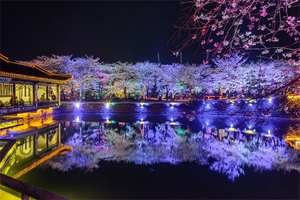 城市夜景灯光照明增强城市的夜景特色