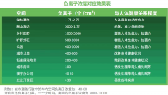 为何大家必须知道国际空气质量负离子标准？