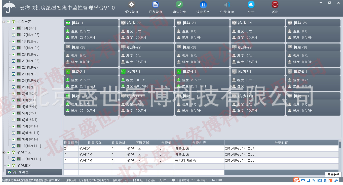 跨区域多机房多点温湿度检测之以太网POE变送器