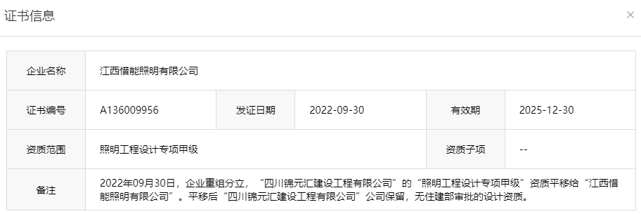 资质转移、分立、吸收！双甲照明企业再增至207家！