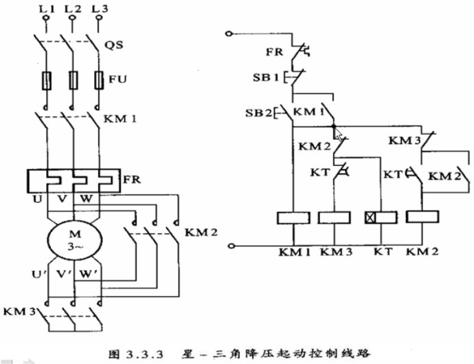 电动机星三角转换启动的原理图文解说