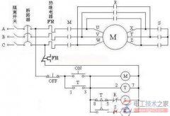 电动机星三角启动原理图的二个例子