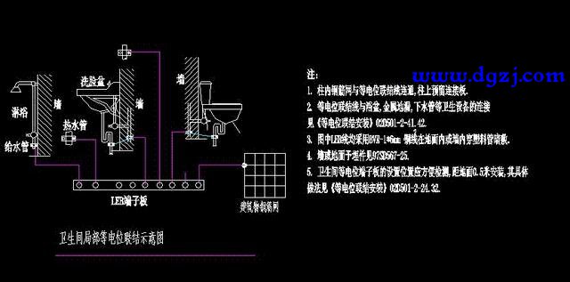 卫生间等电位的作用怎么连接