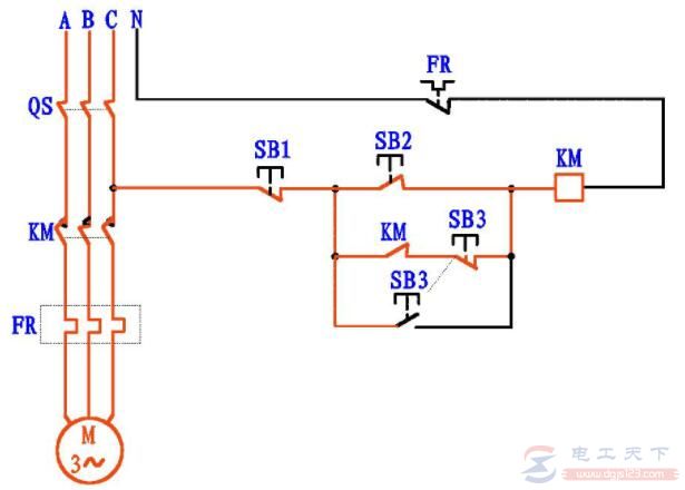 一文看懂接触器点动加自保电路的电路图