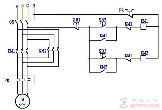 一文看懂电机正反转电路的接线图