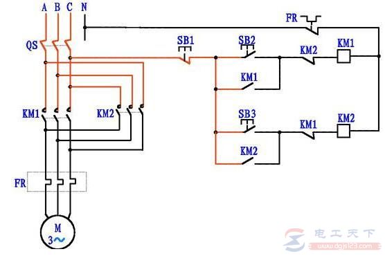 一文看懂电机正反转电路的接线图