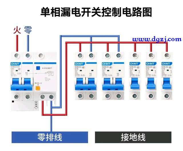 单相漏电保护器可以接在三相四线制电路中使用吗