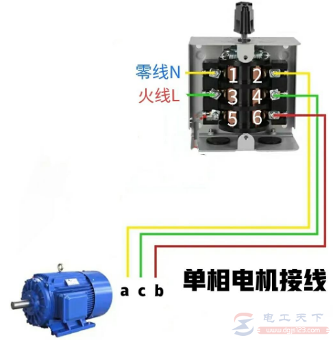 倒顺开关怎么用,倒顺开关接线与原理图看一看 倒顺开关怎么用,倒顺开关接线与原理图看一看