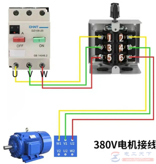 倒顺开关怎么用,倒顺开关接线与原理图看一看 倒顺开关怎么用,倒顺开关接线与原理图看一看