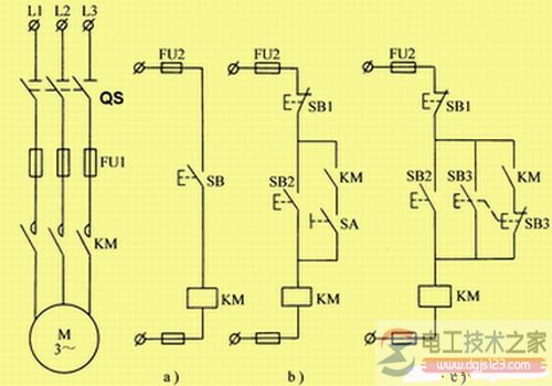 三相异步电动机控制线路有哪些？