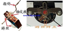指针万用表头线圈是怎么连接的