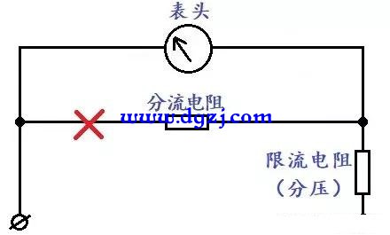 哪个因素导致直流电压表指针偏转过大