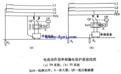 漏电保护器结构及工作原理接线图