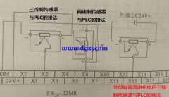 输出开关量的传感器与PLC的连接方法