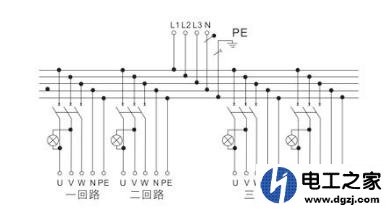 施工电梯配电原理图