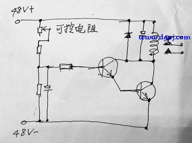 如何用8050做测水池电路图