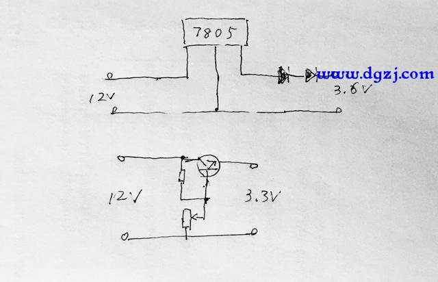 怎样把12伏电压降到3.3伏