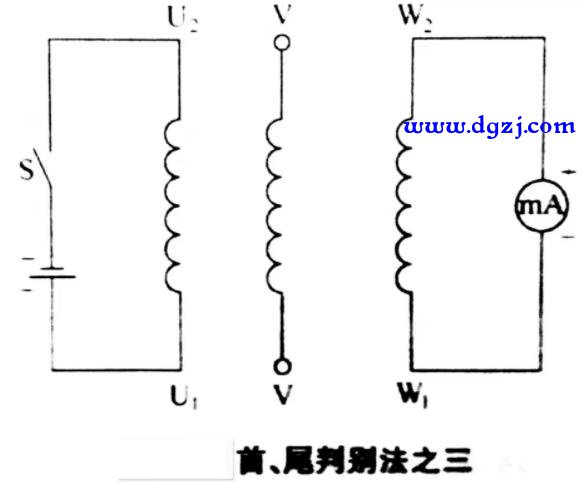 数字万用表判断电机绕组头尾
