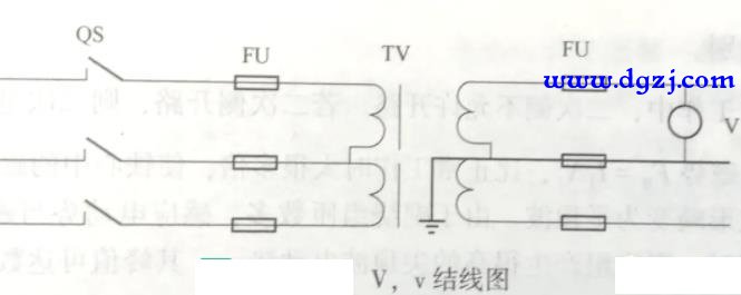 电压互感器接线方式和原理图讲解