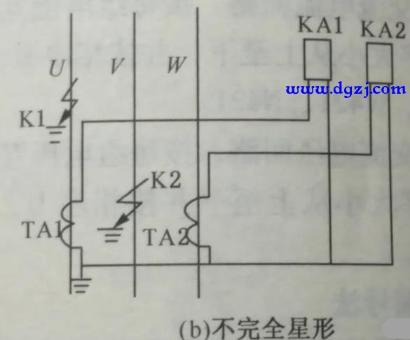 电流互感器与继电器的常用接线方式