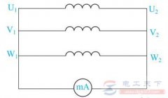 怎么判断电动机三相绕组首尾端