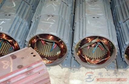 电动机修理重新绕线圈怎么进行绝缘漆烤干？