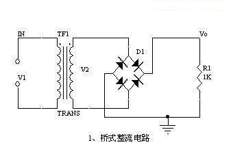 桥式整流电路以及电源滤波器和信号滤波器的区别