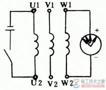 三相异步电动机定子绕组的首尾端判别方法