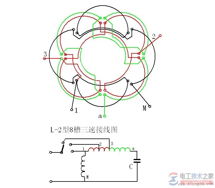 单相调速电机绕组接线图与接线方法 单相调速电机绕组接线图与接线方法