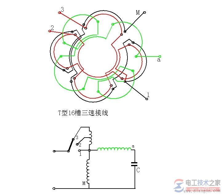 单相调速电机绕组接线图与接线方法 单相调速电机绕组接线图与接线方法