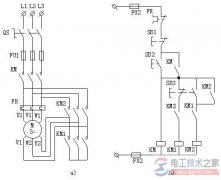 星三角换接减压起动的二种方式