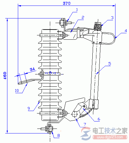 跌落式熔断器怎么接线，跌落式熔断器的接线方法