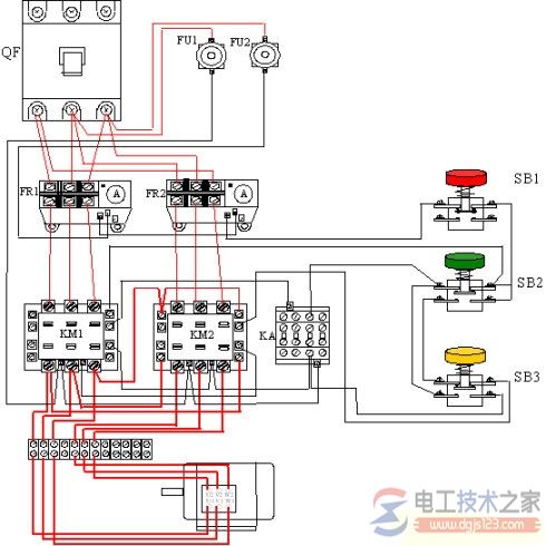 双速风机接线图_双速电机接线原理图