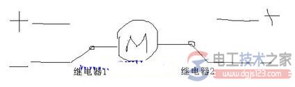 双刀双掷开关电路图与原理图