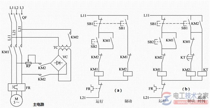 三相异步电动机的制动控制电路:反接制动控制电路与能耗制动控制电路 三相异步电动机的制动控制电路:反接制动控制电路与能耗制动控制电路