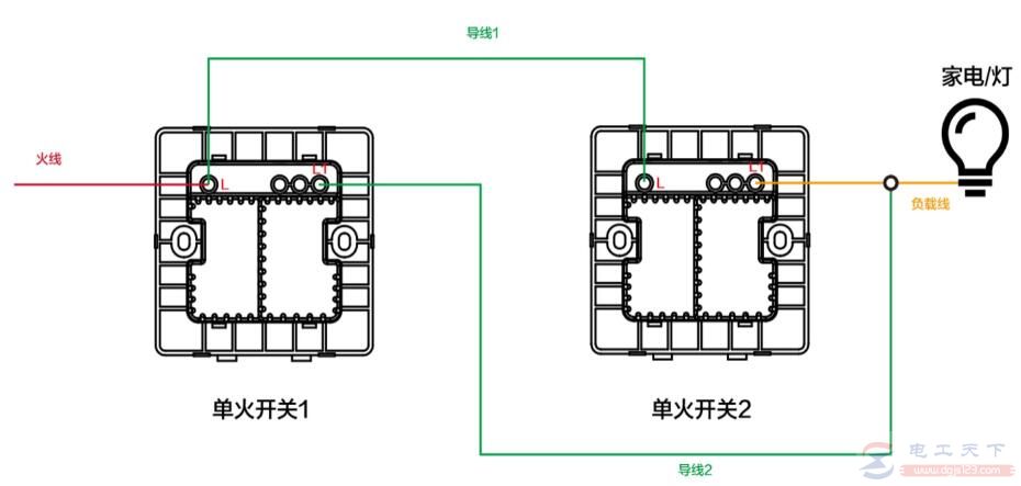 单火线智能开关怎么接线