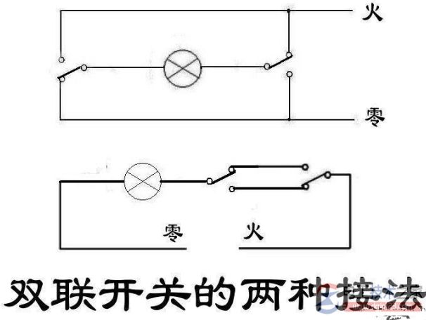 各种开关接线图与实物图图集