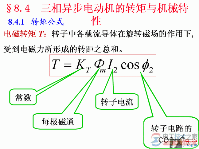 电动机的电磁转矩T(转矩公式)