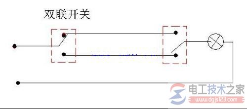 双联回路开关电路图一例