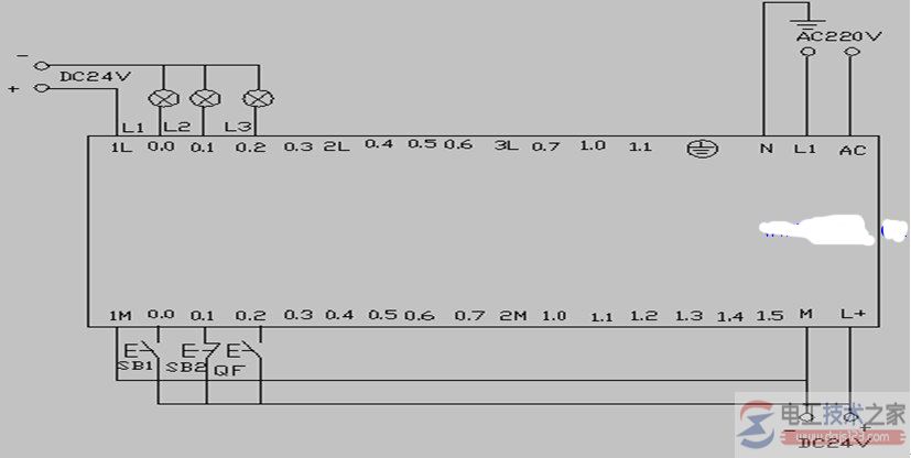 西门子s7-200型plc星三角降压启动电路图详解