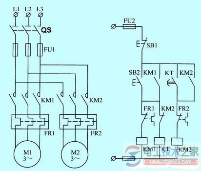 【图】电动机顺序起动控制线路图与起动电路