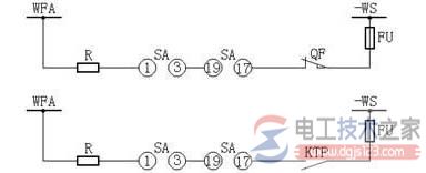 开关事故跳闸音响回路如何接线附接线图