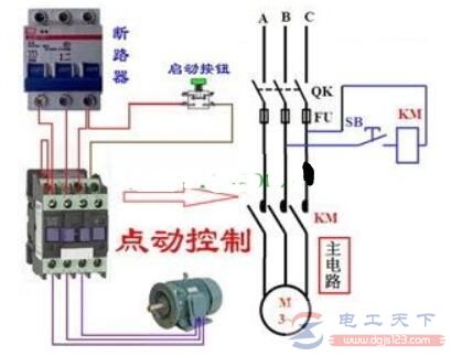 自锁按钮开关怎么接线图，自锁按钮开关接线图详解