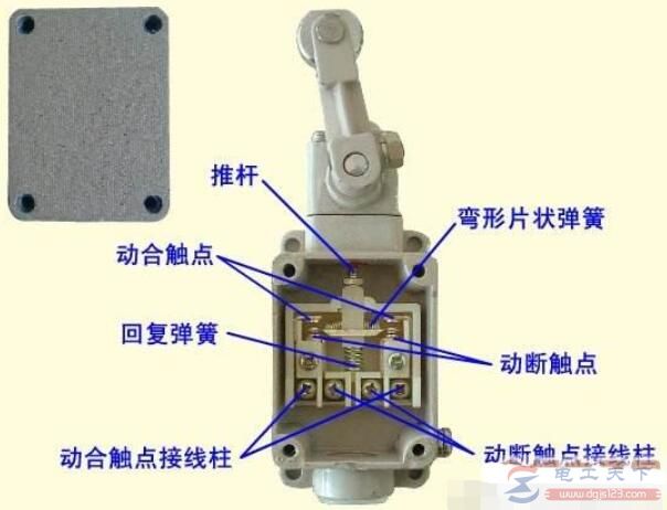 行程开关的三种符号，电路图中行程开关符号表示法