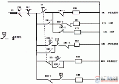 二台电动机实现顺序制动的电气原理图